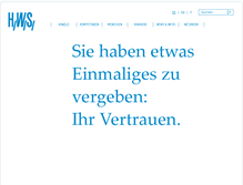 Tablet Screenshot of hws-partner.de